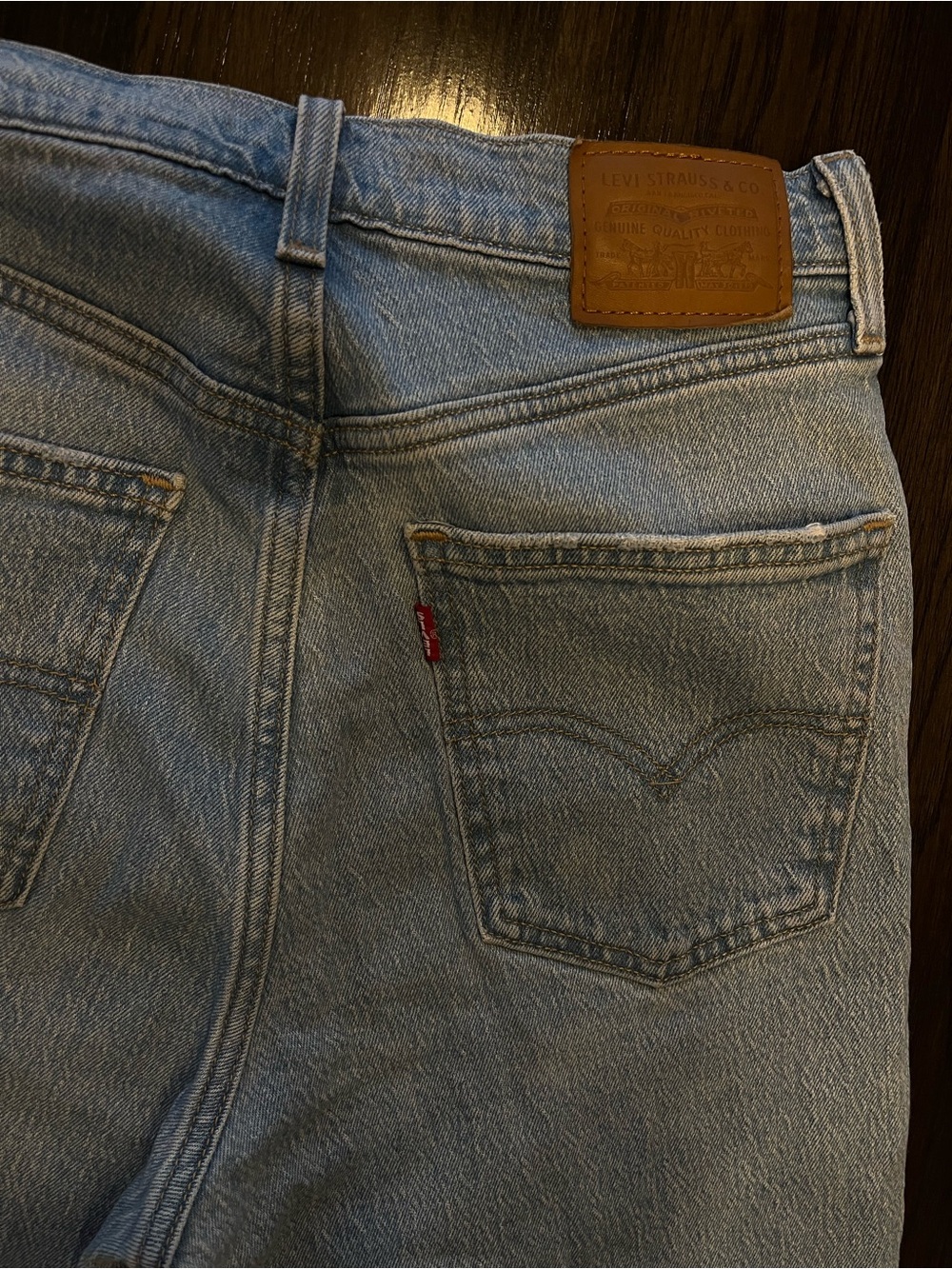 Levi's Light Wash Wide Leg High-Rise Jeans